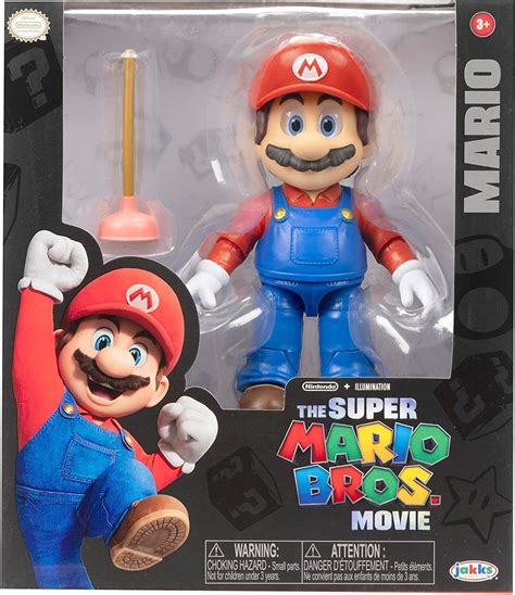 super mario brothers movie action figures|mario 5 inch figures.